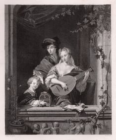 Philip Vandyke Domestic Harmony 1834 engraving