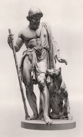 1800s LAWRENCE MACDONALD Engraving Ulysses & Argos Framed