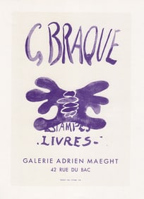 Georges Braque Estampes Livres 1959 lithograph