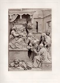 Albrecht Durer The Naming of St. John the Baptist 1884 print