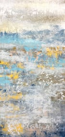 Alexys Henry Original Painting Upward Rays II 30 x 60 inches