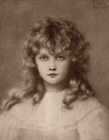 Ellis William Roberts 1899 Antique mezzotint on wove paper after the original by master engraver