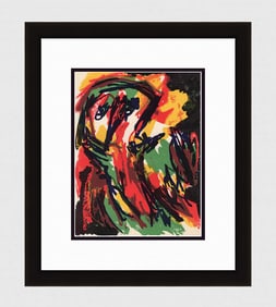 Karel Appel Original Lithograph Abstract Figure 1961