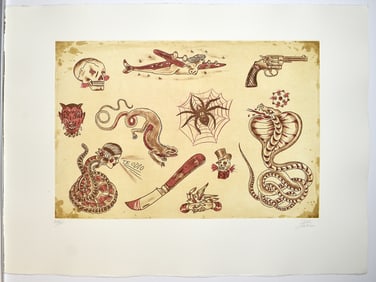 Dr. Lakra Original Color Lithograph Signed and Numbered Ltd. Ed. 50