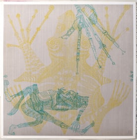 Joan Ponc 1971 Lithograph Diabloica II Signed Numbered