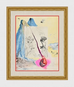 Salvador Dali Moses Monotheism Etching/Lithograph Signed Limited