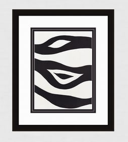 Alexander Calder Framed Abstract totems Original Lithograph