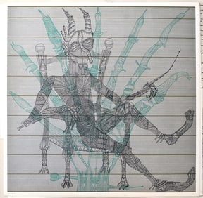 Joan Ponc 1971 Lithograph Diabloica I Signed Numbered