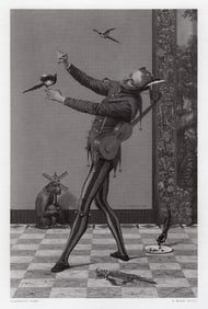 Albert Piltieres The Jester 1875 engraving