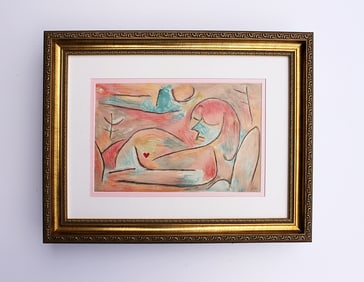 Paul Klee Framed Winter Original 1938 Signed Lithograph