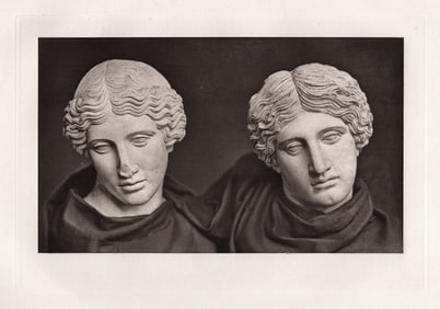 P. Dujardin Head of Amazons 1881 engraving