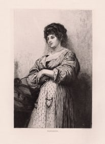Sir Samuel Luke Fildes Marianina 1878 etching