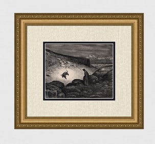 Gustave Dore The Panther (Dante's Divine Comedy Enferno) c. 1880 Woodcut