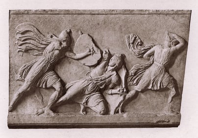 M. Dujardin Combats of Amazons 1881 engraving