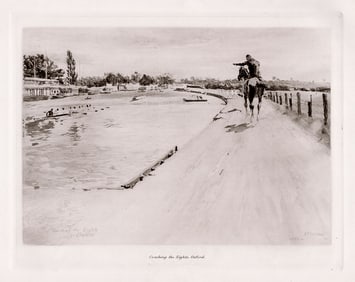 1893 John Henry Lorimer Coaching the Eights Oxford signed