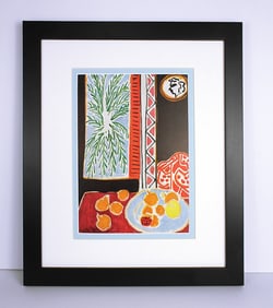 Henri Matisse 1948 print Nature Morte aux Grenades, fond noir (Still life with Pomegranates, black