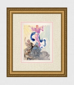 1960 Salvador Dali Paradise Authentic Woodcut