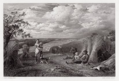 John Linnell Mountain Shepherds 1872 Engraving
