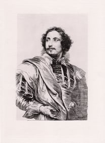 Anthony van Dyck Paul Pontius 1885 Etching