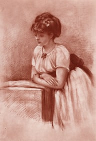 George Leslie Collinette 1870 Antique Print