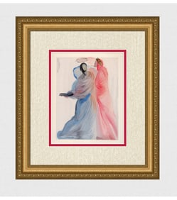 1960 Salvador Dali Splendour Authentic Woodcut