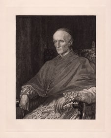 George Watts Cardinal Manning 1890 etching