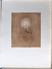 Joan Ponc 1973 Etching Loco Signed Numbered