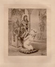 Edmond MALASSIS Limited KINKY Engraving Louis the Eleventhe SIGNED FRAMED