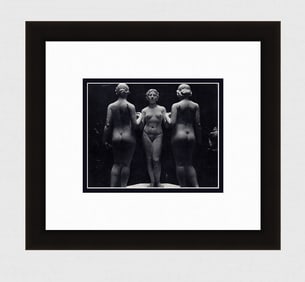 Erwin Blumenfeld Nude Sculpture - Aristide Maillol 1930's photogravure