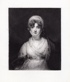 Sir Thomas Lawrence Mrs. Siddons 1877 etching