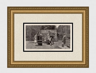 William Frederick Yeames Scandal 1800's Engraving