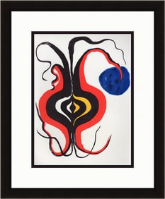 Alexander Calder Framed Abstract Onion Original Lithograph