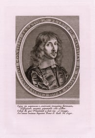 Robert Nanteuil Portrait of Pierre de Maridat 1880 engraving