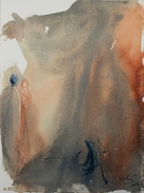 Dali Biblia Sacra 1967 Original Framed Lithograph Prophecy