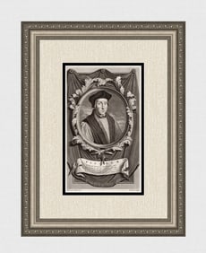 Adriaen van der Werff 1697 Engraving John Fisher Framed