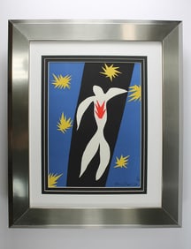 1945 Henri Matisse The Fall of Icarus lithograph signed