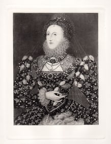 Nicholas Hilliard Queen Elizabeth 1883 Print