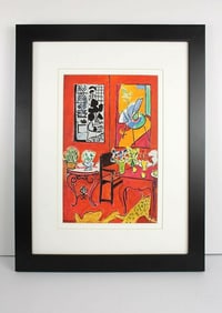 Henri Matisse Large Red Interior (Le grand interieur rouge) 1948 Print Signed