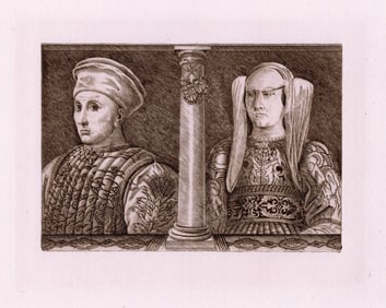 Andrea Mantegna Ludovico Gonzaga 1877 Engraving