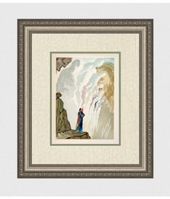 1960 Salvador Dali Beauty Sculptures Authentic Woodcut