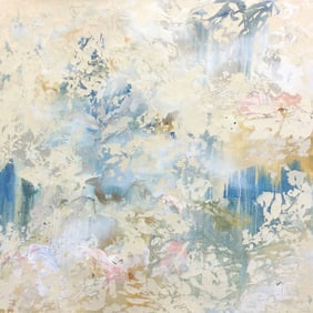 Alexys Henry Original Painting The Perfect Mood III 40 x 40 inches