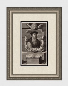 Adriaen van der Werff 1697 Engraving Thomas Cranmer Framed