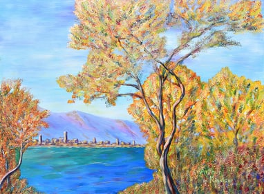 Arthur Kinslow Original Painting South of France 30 x 40