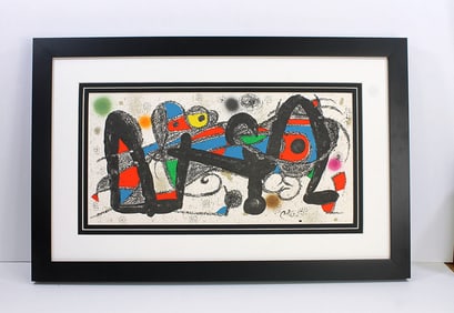 Joan Miro Escultor Portugal 1974 lithograph