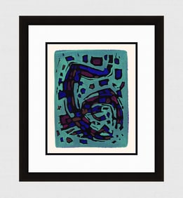 1958 Alfred Mannesier Les Cantiques Spirituels Lithograph Ecstasy