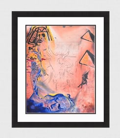 Salvador Dali Moses Monotheism Etching/Lithograph Signed Limited