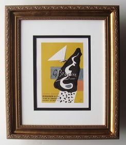 Georges Braque 1959 lithograph Braque Graveur signed