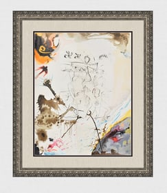 Salvador Dali Moses Monotheism Etching/Lithograph Signed Limited