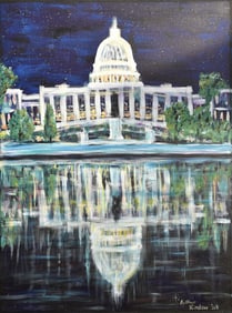 Arthur Kinslow Orginal Painting Capital 30 x 40
