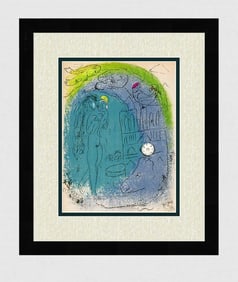 MARC CHAGALL Original 1952 M82 Lithograph "Mother & Child"